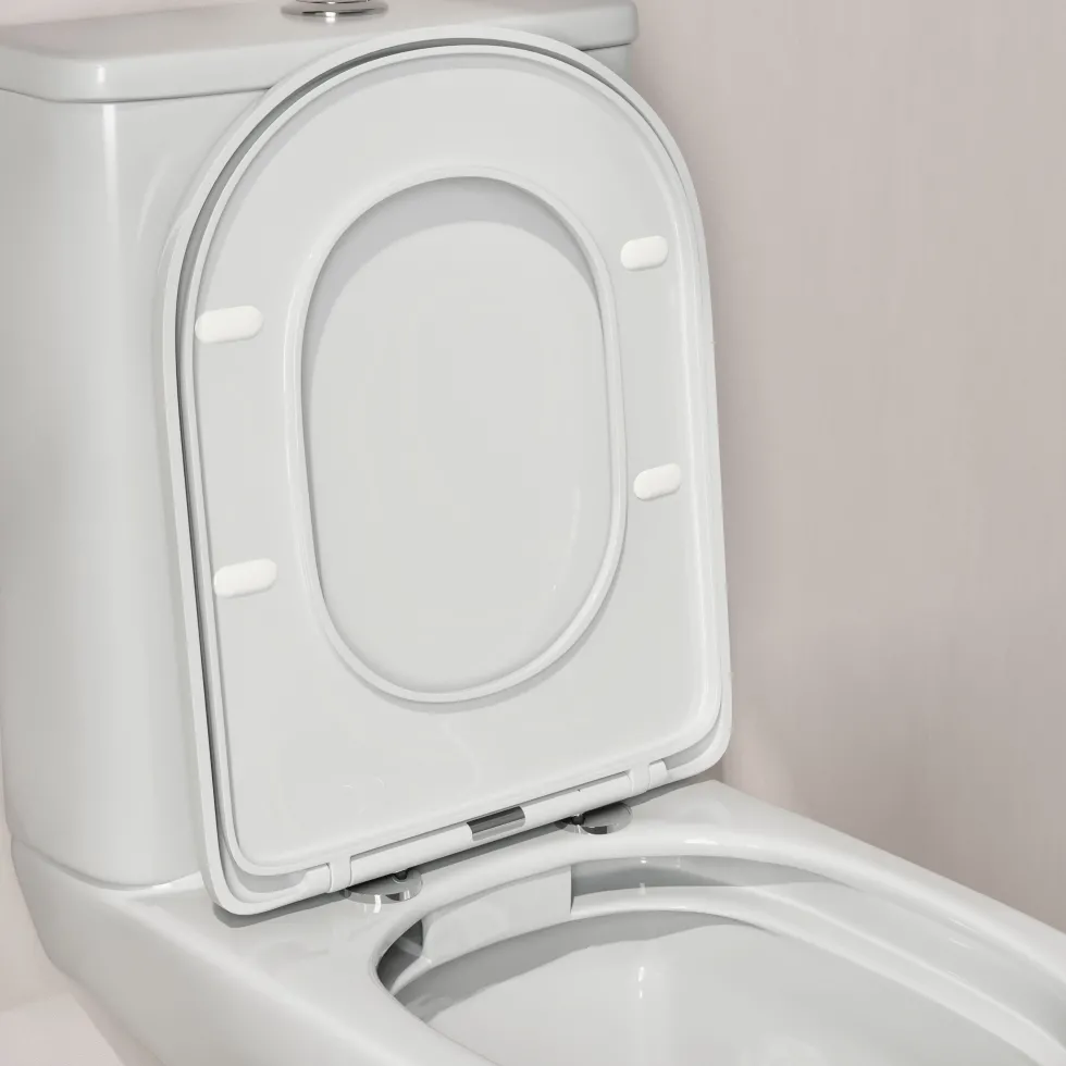 Harbour Soft Close Round Wrap Over Toilet Seat With Quick Release Hinges