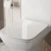Harbour Soft Close Square Slimline Toilet Seat With Quick Release Hinges