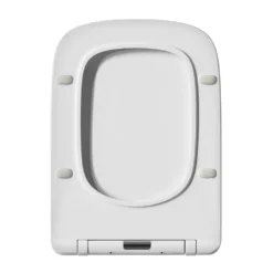 Harbour Soft Close Square Slimline Toilet Seat With Quick Release Hinges