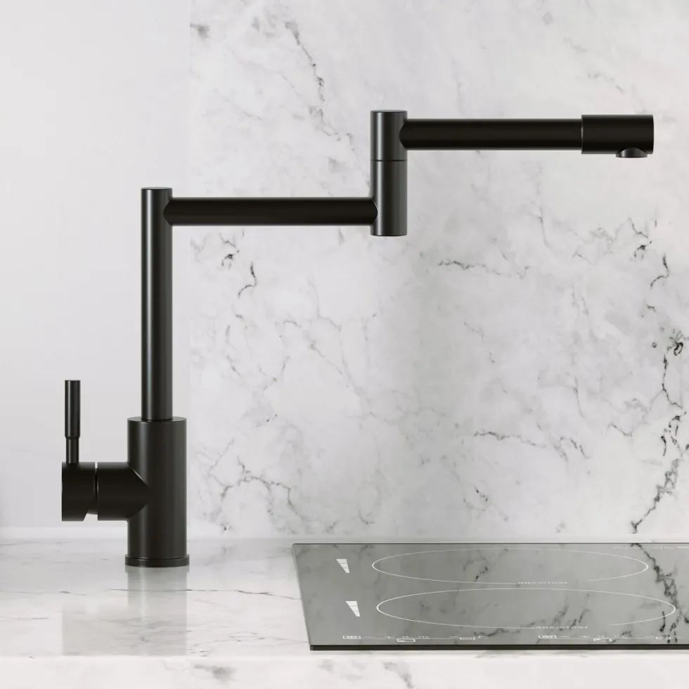 Harbour Stature Deck Mounted Pot Filler Kitchen Tap