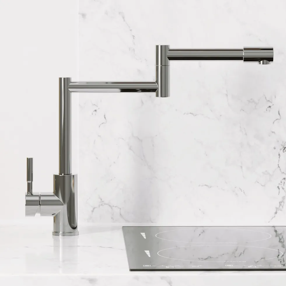 Harbour Stature Deck Mounted Pot Filler Kitchen Tap