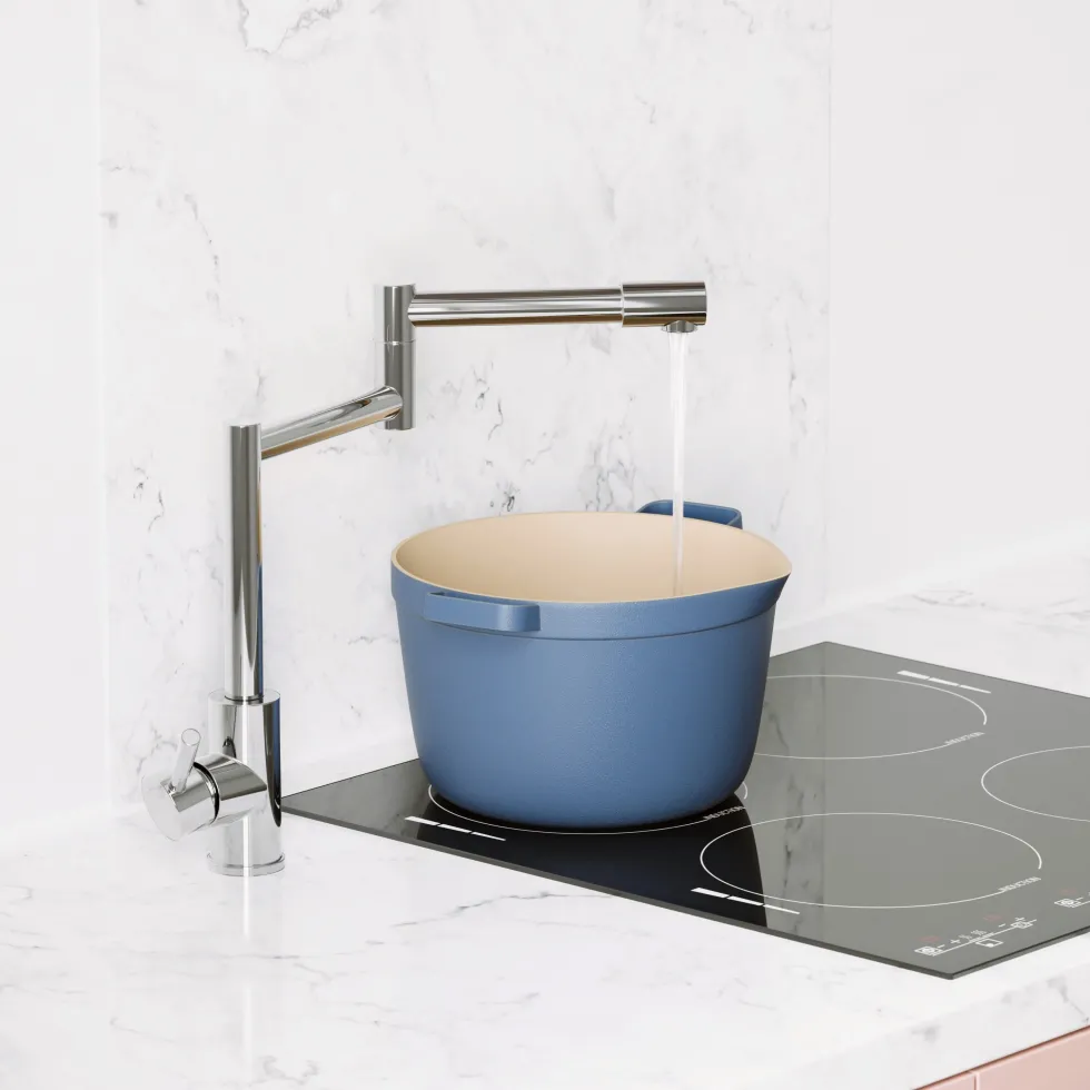 Harbour Stature Deck Mounted Pot Filler Kitchen Tap