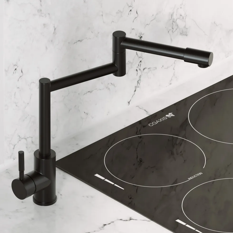 Harbour Stature Deck Mounted Pot Filler Kitchen Tap
