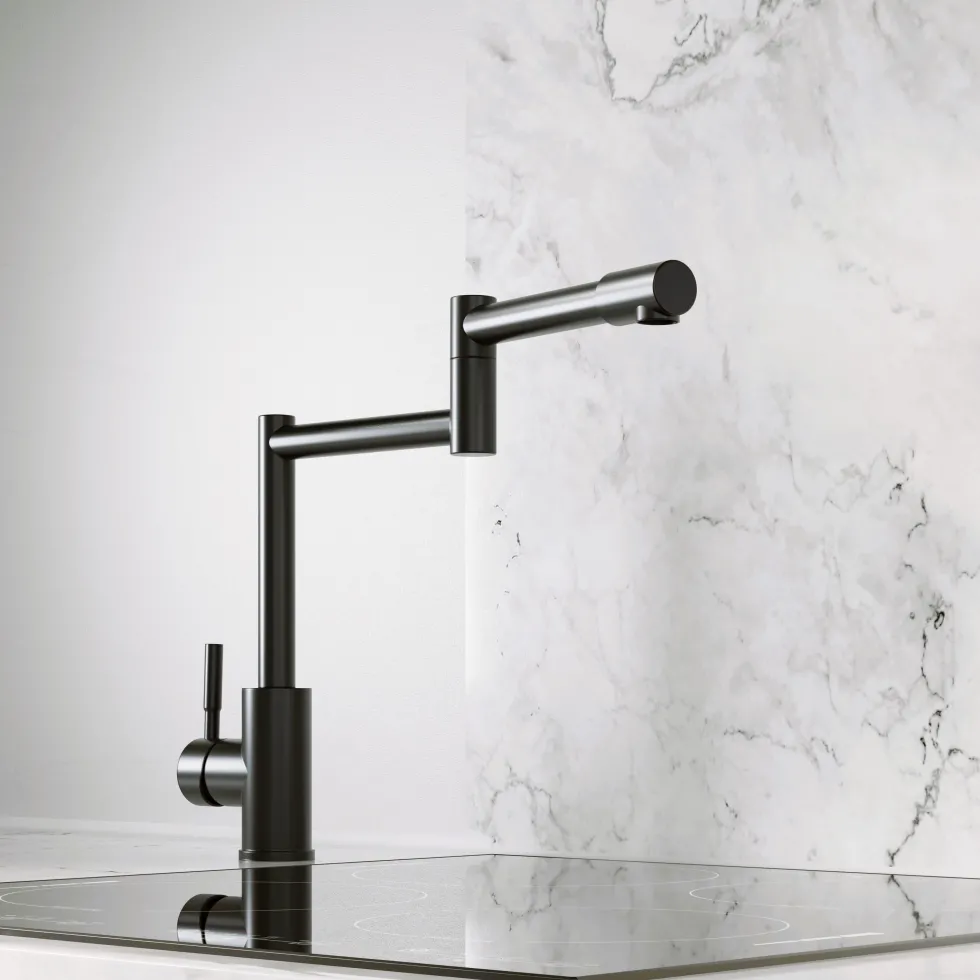 Harbour Stature Deck Mounted Pot Filler Kitchen Tap