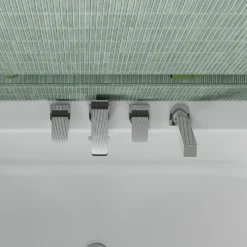 Harbour Status Chrome 4 Hole Bath Mixer with Pull Out Handset & Shower Kit