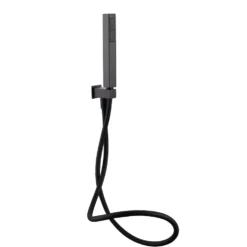 Harbour Status Matt Black Shower Package with 3 Outlet Valve, Fixed Head & Arm, Wall Shower Kit & Overflow Bath Filler