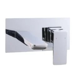 Harbour Status Wall Mounted Bath Mixer Tap - Chrome