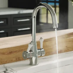 Harbour Traditional 3-in-1 Instant Boiling Water Tap with WRAS-Approved Digital Boiler & Filter - Chrome