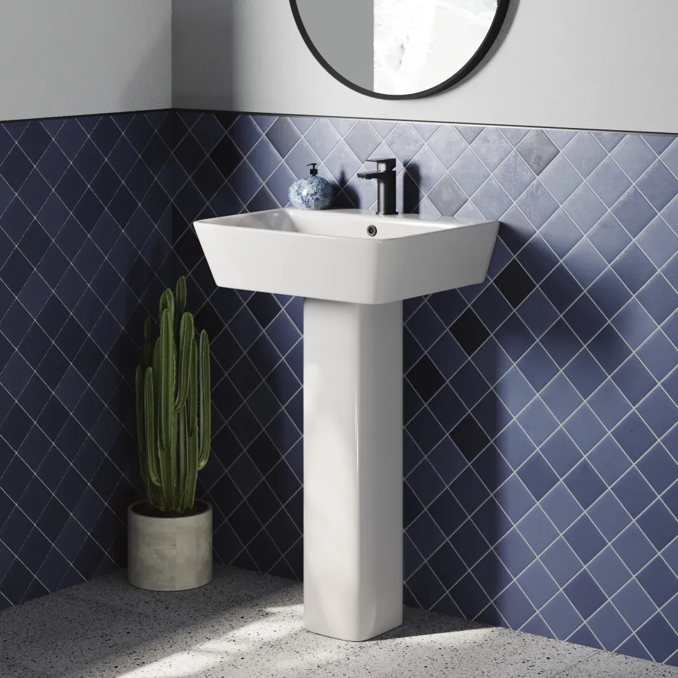 Harbour Unity 500mm Basin & Full Pedestal