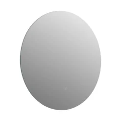 Harbour Vision LED Illuminated Round Bathroom Mirror with Demister Pad - 600mm