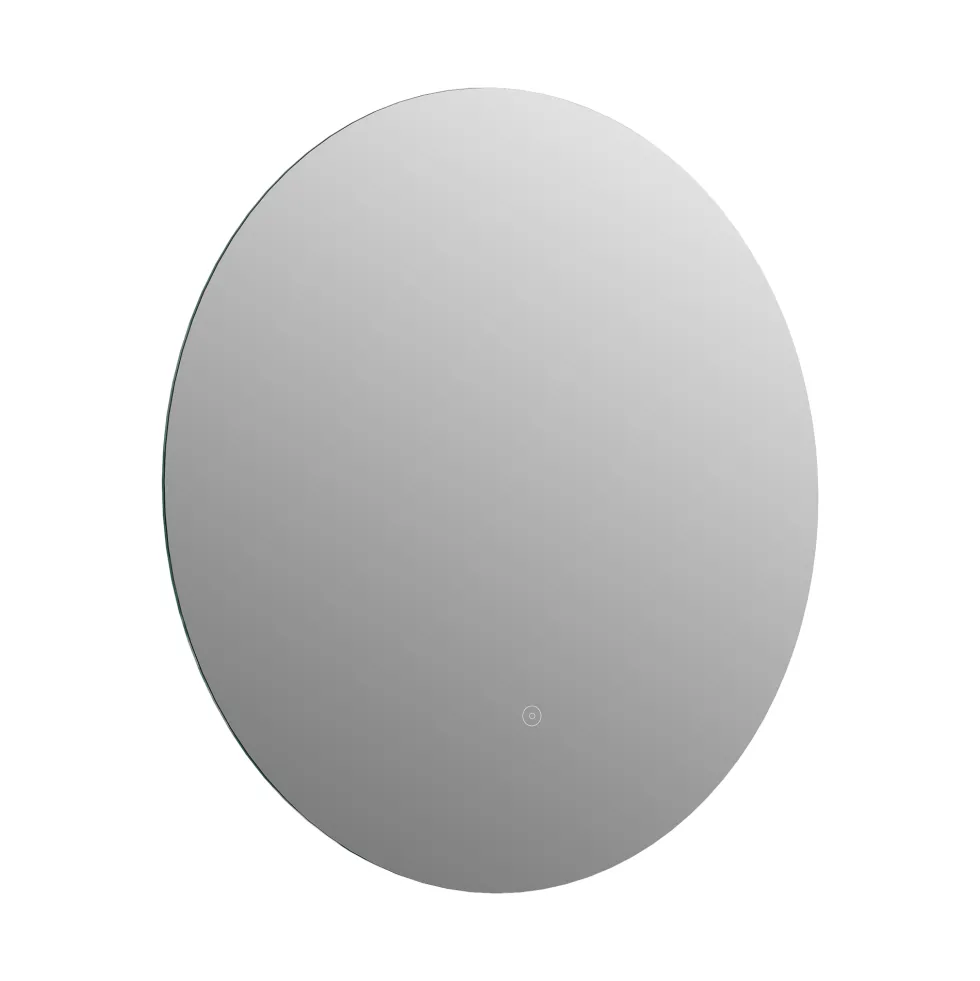 Harbour Vision LED Illuminated Round Bathroom Mirror with Demister Pad - 600mm