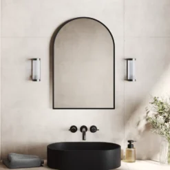 Harper Arch Framed Mirror - 500 x 750mm