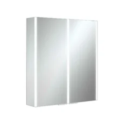 hib. Xenon 60 LED Illuminated Mirror Cabinet With Mirrored Sides