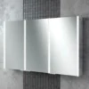 hib. Xenon 120 LED Illuminated Mirror Cabinet With Mirrored Sides