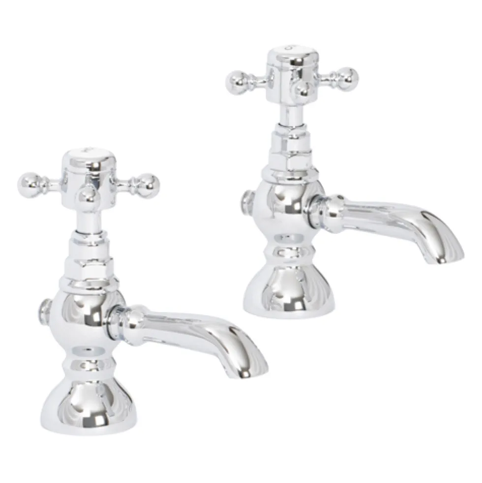 High Life Balmoral Pair Of Basin Pillar Taps