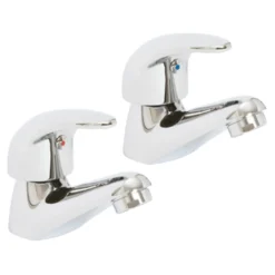 High Life Barra Pair Of Basin Pillar Taps