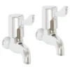High Life Skara Lever Sink Bib Taps (Pair)