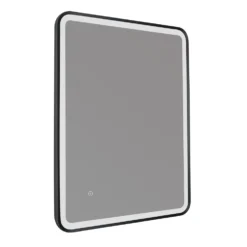 HIX LED Illuminated Framed Mirror with Demister Pad & Colour Change Lights - 600 x 800mm