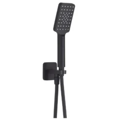 HIX Shower Handset with Hose, Wall Oultet & Integrated Holder