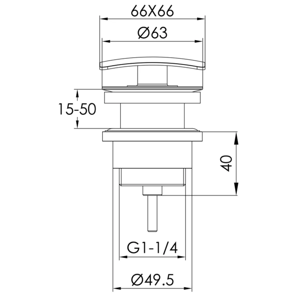 HIX Universal Basin Waste