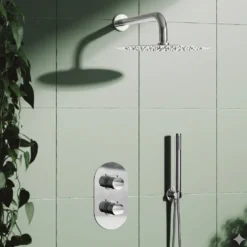 Holly Concealed Shower Valve, Fixed Shower Head & Handset