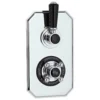 Hudson Reed Black Topaz 2 Outlet Concealed Thermostatic Shower Valve - Chrome/Black