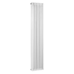 Hudson Reed Colosseum White Triple Column Traditional Radiator