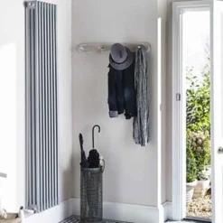 Hudson Reed Colosseum White Triple Column Traditional Radiator