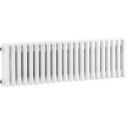 Hudson Reed Colosseum White Triple Column Traditional Radiator