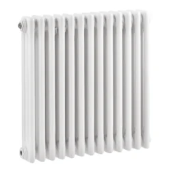 Hudson Reed Colosseum White Triple Column Traditional Radiator