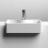 Hudson Reed 480mm Rectangular Semi-Recessed Countertop Basin