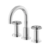 Hudson Reed Revolution Industrial 3 Hole Basin Mixer Tap & Waste