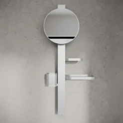 Ideal Standard Alu+ 200mm Magnifying Mirror & Beauty Bar