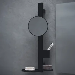 Ideal Standard Alu+ 200mm Magnifying Mirror & Beauty Bar