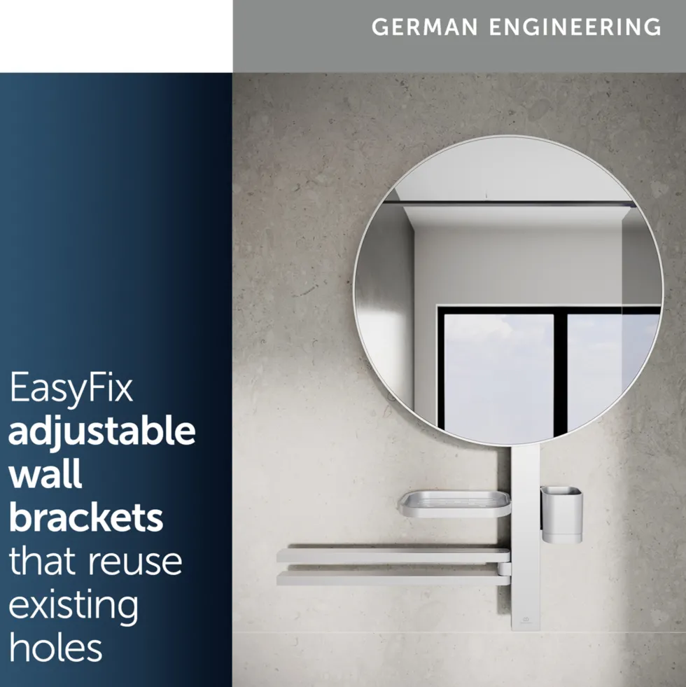 Ideal Standard Alu+ 500mm Mirror & Beauty Bar