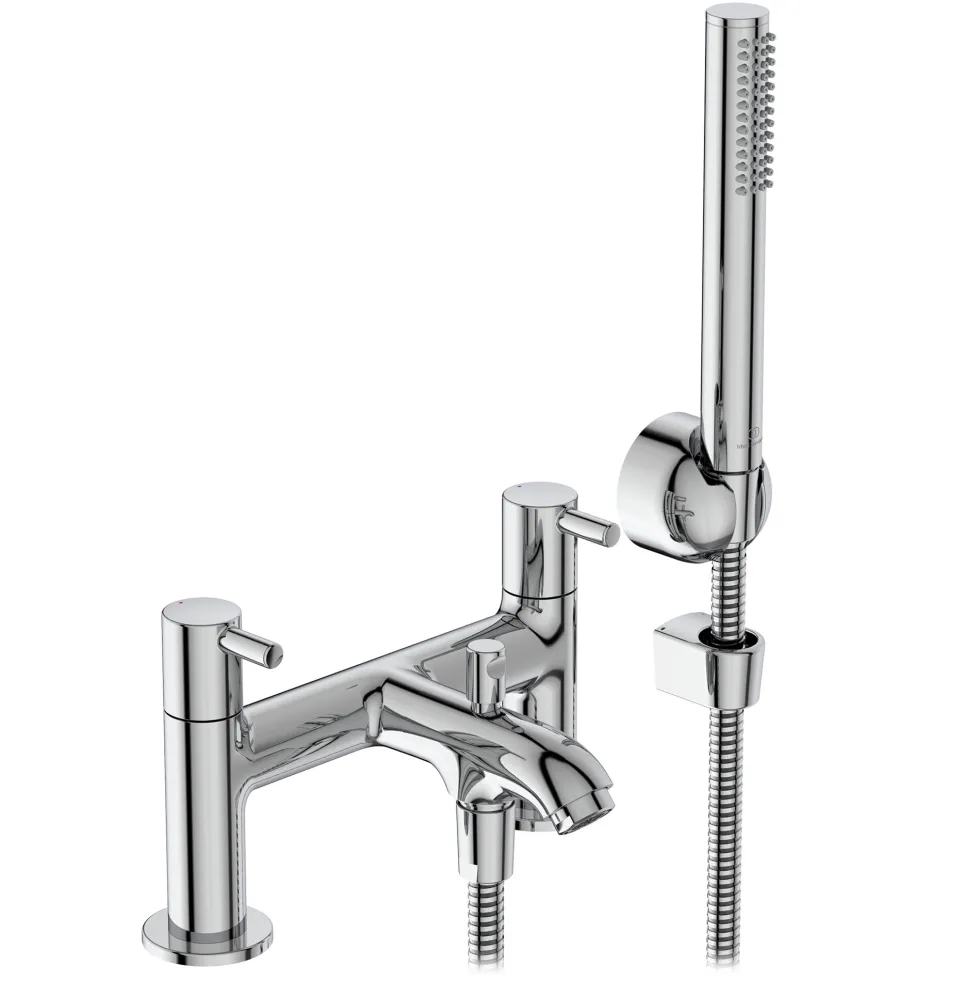 Ideal Standard Ceraline Deck Mounted Bath Mixer & Shower Handset