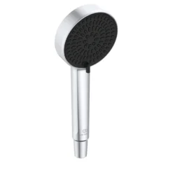 Ideal Standard Ceratherm Alu+ Exposed Thermostatic Shower Kit with Multi-Function Shower Head, Handset & 2 Shelves