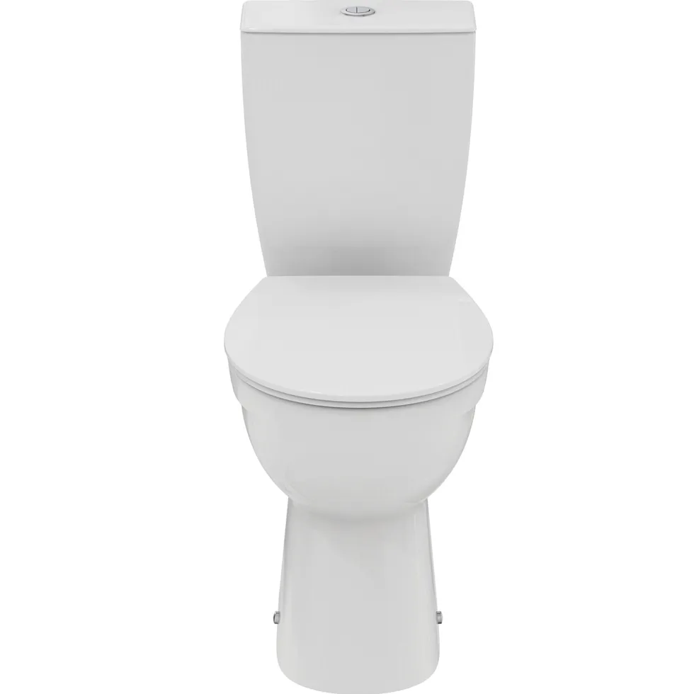 Ideal Standard Eurovit+ Comfort Height Close Coupled Toilet with Soft Close Seat