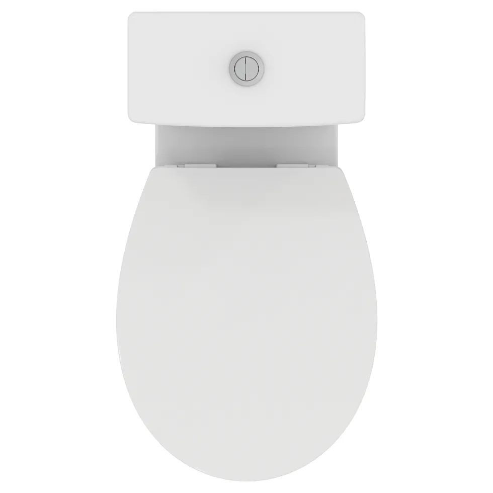Ideal Standard Eurovit+ Comfort Height Close Coupled Toilet with Soft Close Seat