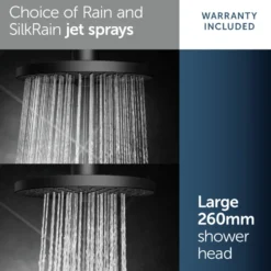 Ideal Standard Idealrain Alu+ Round Fixed Multi-Function Shower Head
