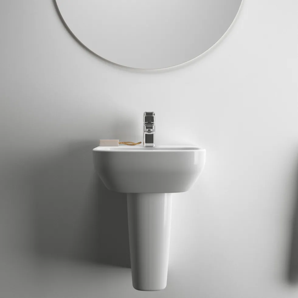 Ideal Standard i.life A Cloakroom Basin & Pedestal