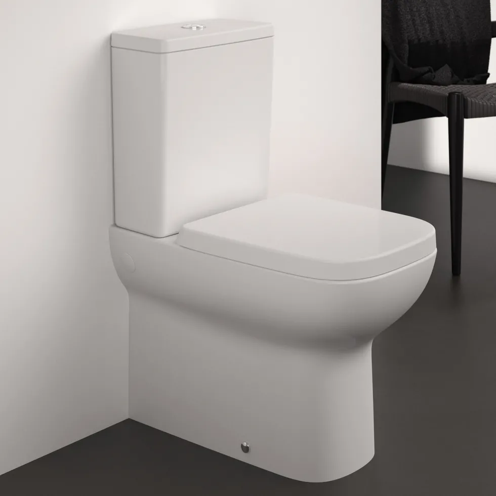 Ideal Standard i.life A Close Coupled Fully Back to Wall Rimless Toilet with Soft Close Seat