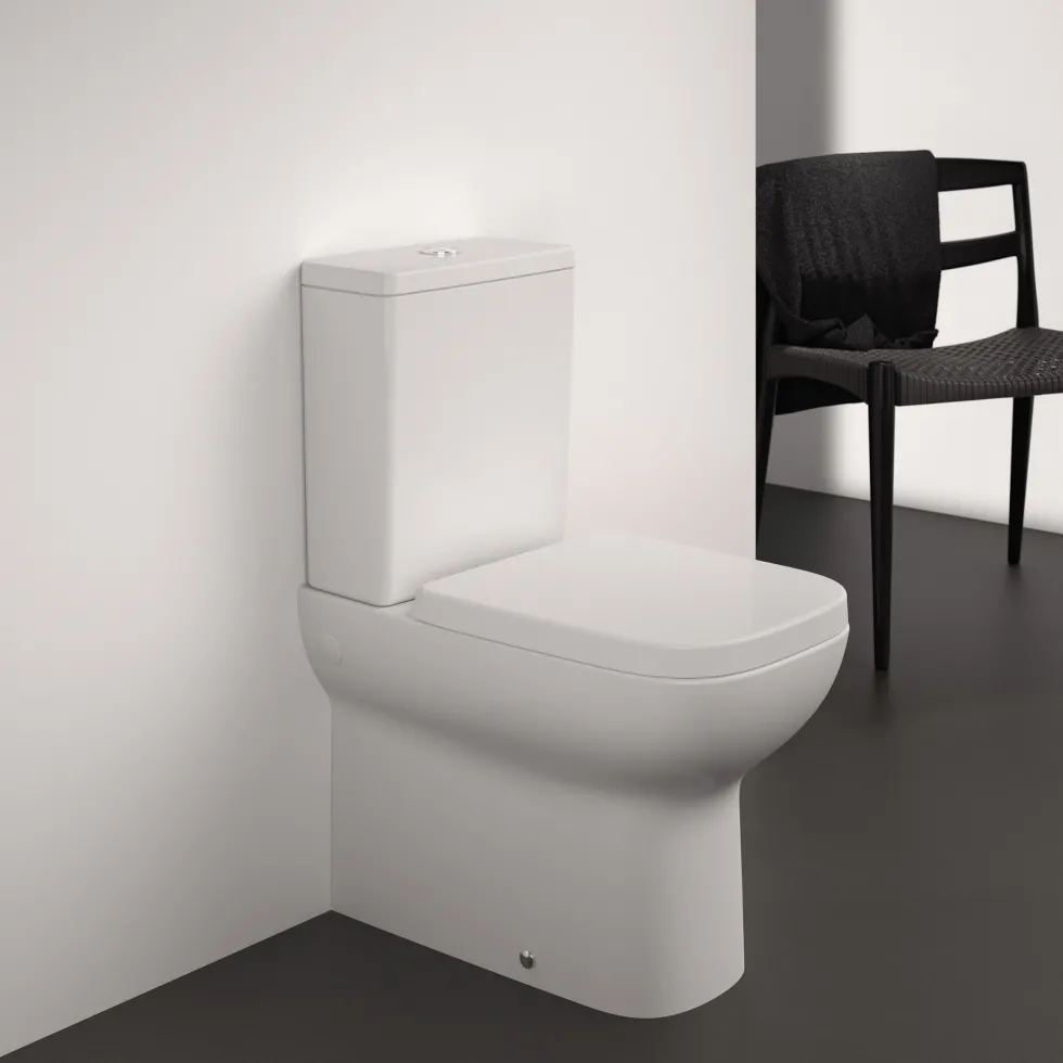 Ideal Standard i.life A Close Coupled Fully Back to Wall Rimless Toilet with Soft Close Seat