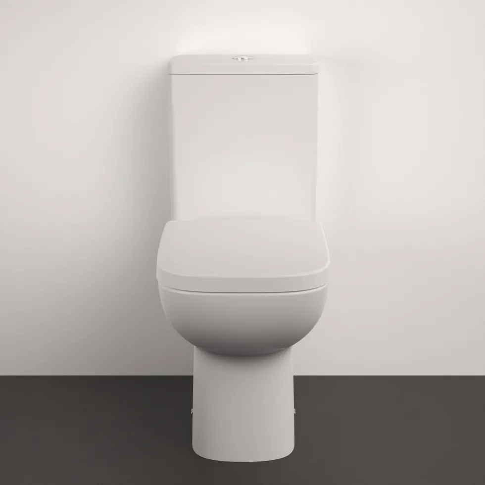 Ideal Standard i.life A Close Coupled Rimless Toilet with Soft Close Seat