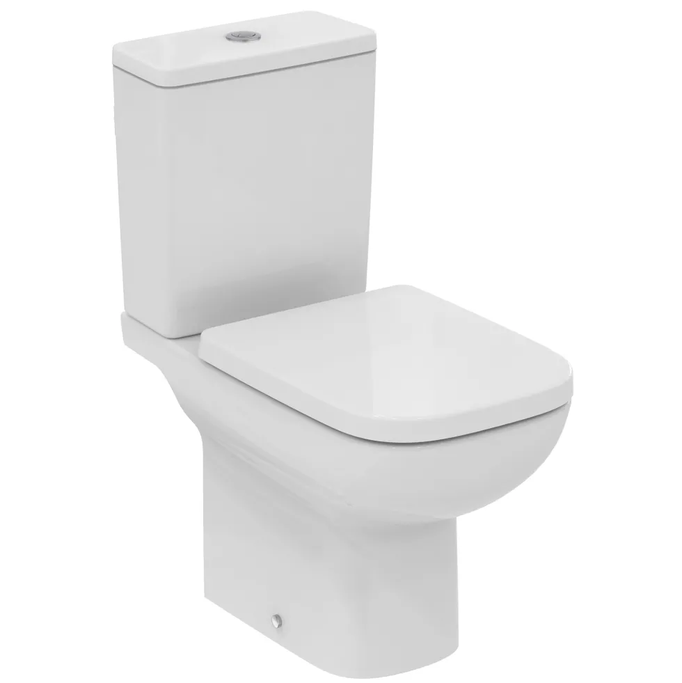Ideal Standard i.life A Close Coupled Rimless Toilet with Soft Close Seat