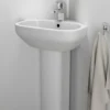 Ideal Standard i.life A Corner 450mm Cloakroom Basin & Full Pedestal