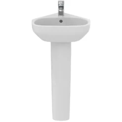 Ideal Standard i.life A Corner 450mm Cloakroom Basin & Full Pedestal