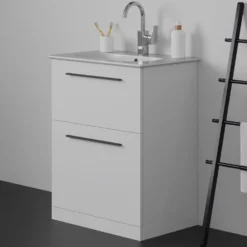 Ideal Standard i.life A 640mm Floorstanding 2 Drawer Vanity Unit & Basin