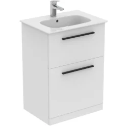 Ideal Standard i.life A 640mm Floorstanding 2 Drawer Vanity Unit & Basin