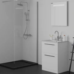 Ideal Standard i.life A 640mm Floorstanding 2 Drawer Vanity Unit & Basin